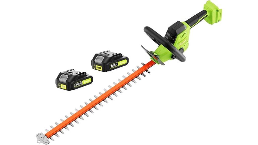 cordless hedge trimmer bundle