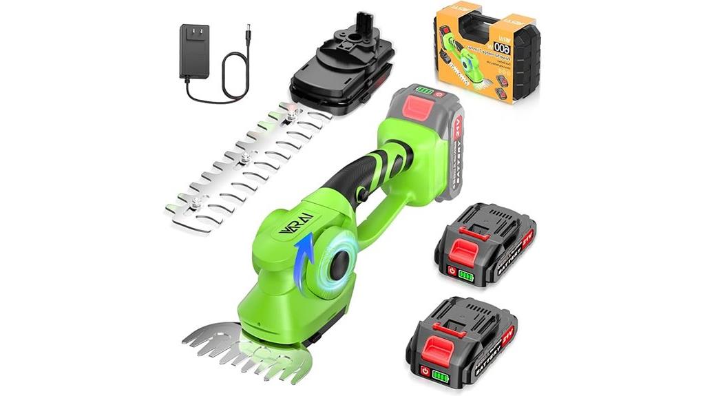 cordless hedge trimmer set