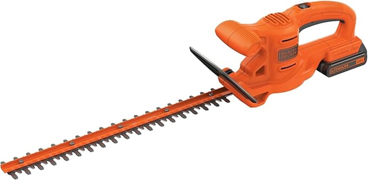 cordless hedge trimmer tool