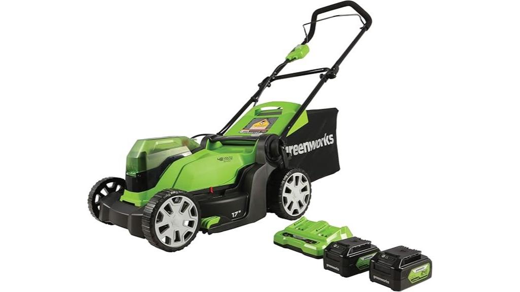 cordless lawn mower set