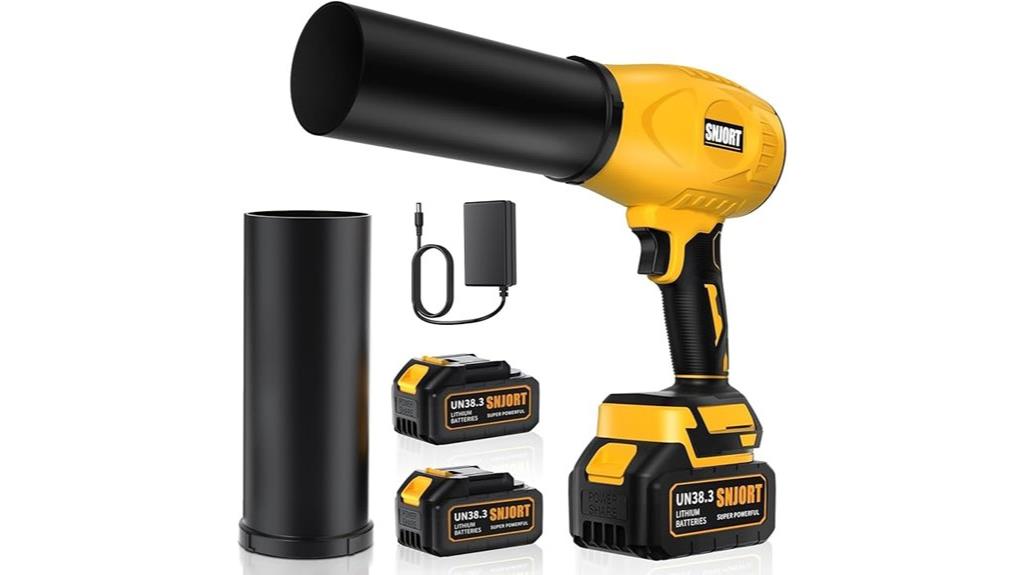 cordless leaf blower package