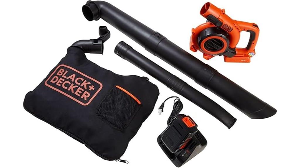 cordless leaf blower vacuum