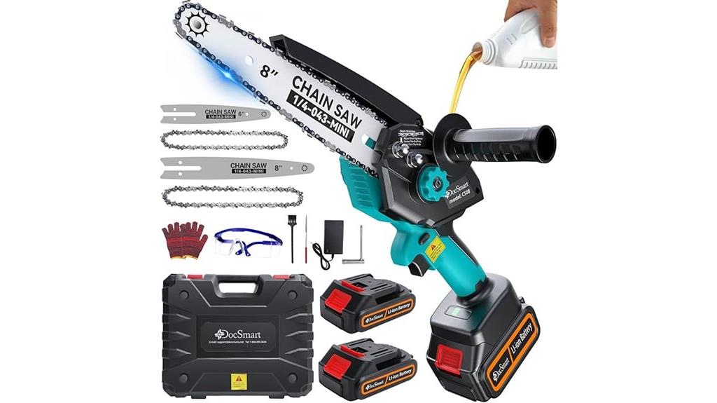 cordless mini chainsaw bundle