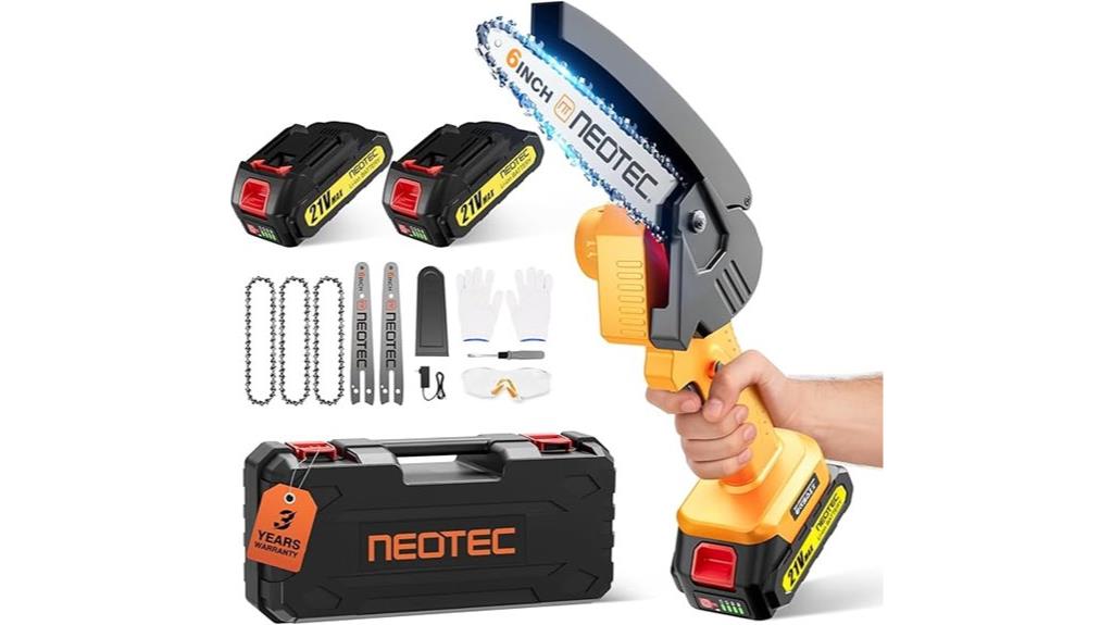 cordless mini chainsaw kit