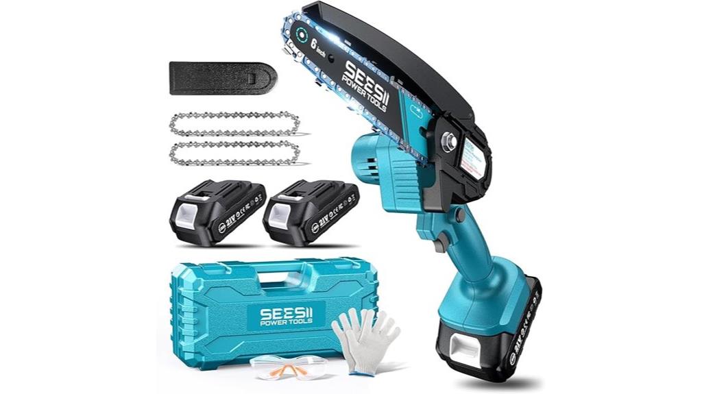 cordless mini chainsaw kit