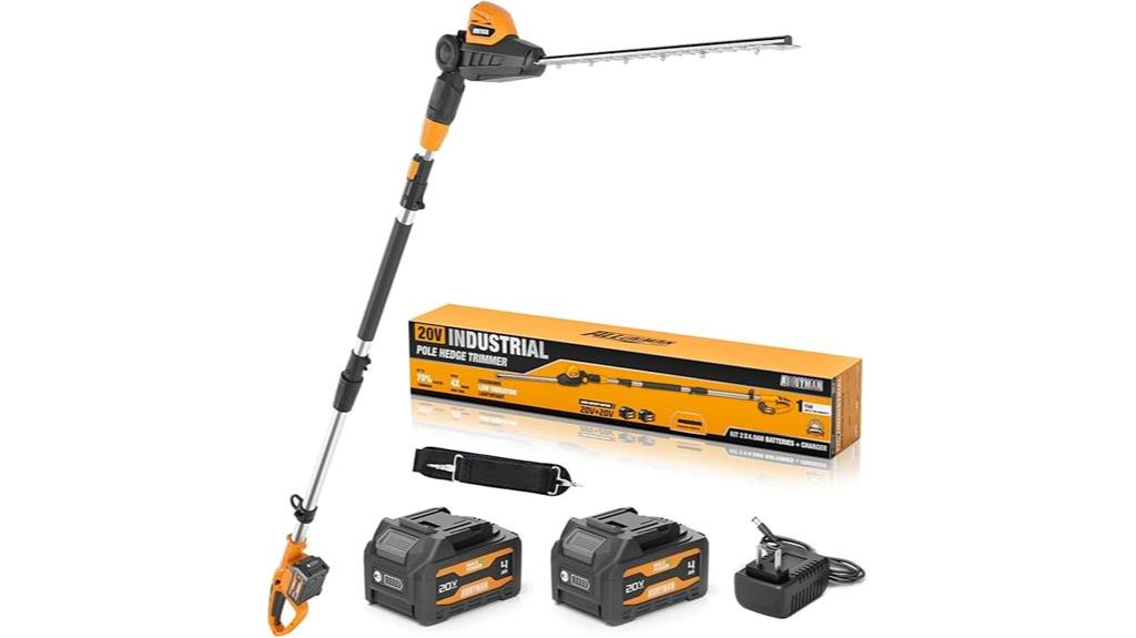 cordless pole hedge trimmer