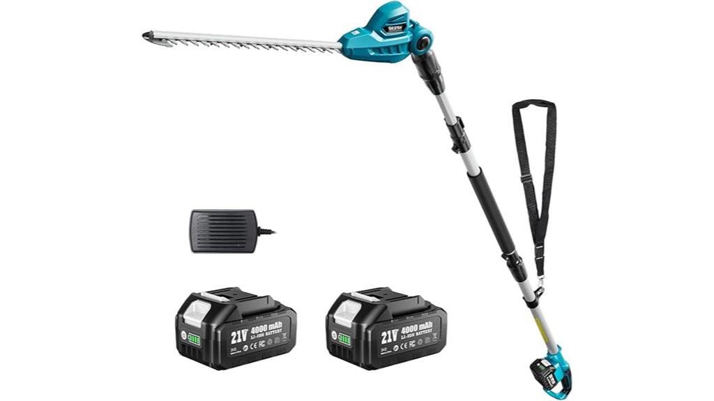 cordless pole hedge trimmer