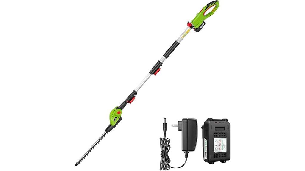 cordless pole hedge trimmer