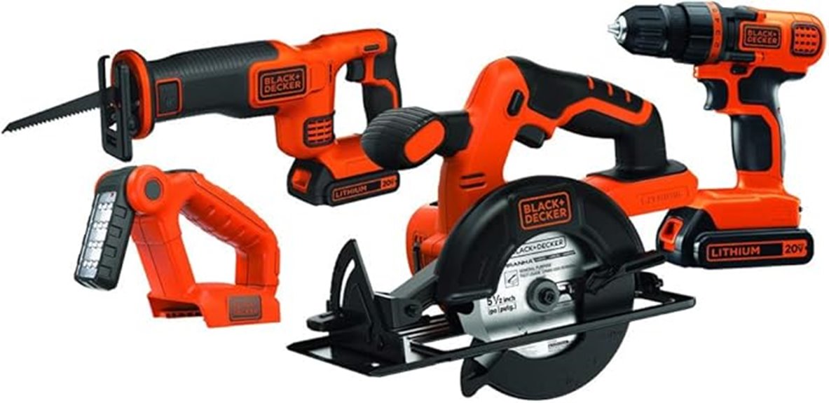 cordless power tool kit