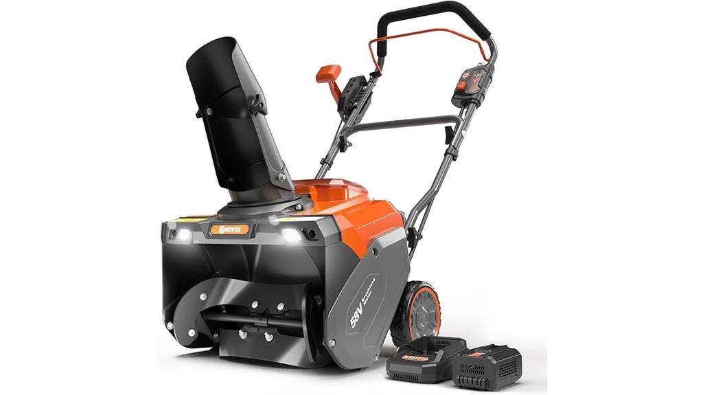 cordless snow blower 58v