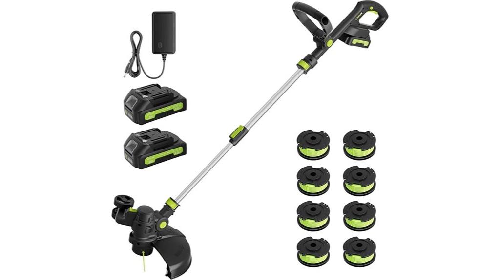 cordless trimmer with batteries