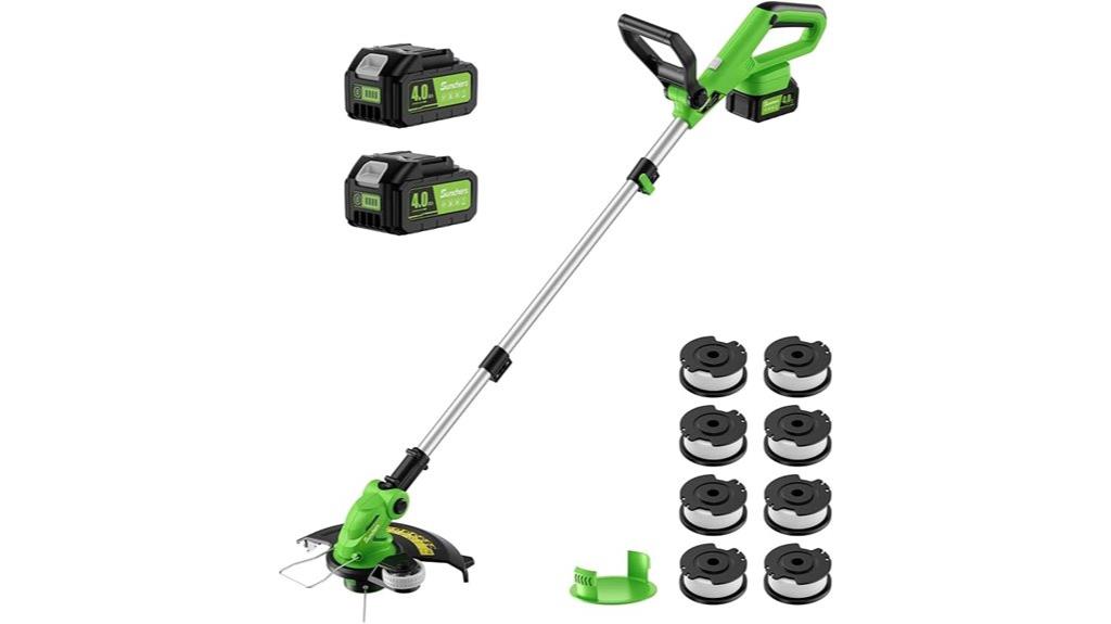 cordless trimmer with batteries