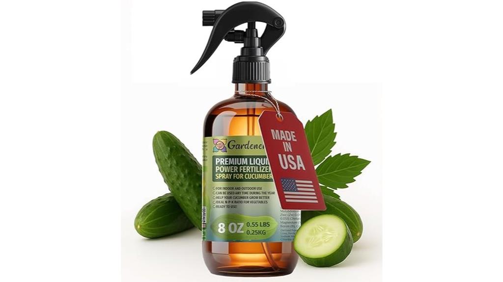 cucumber fertilizer spray solution