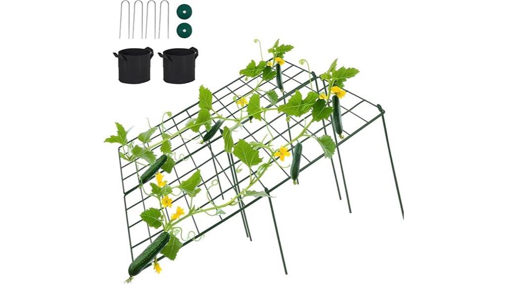 cucumber trellis for gardening