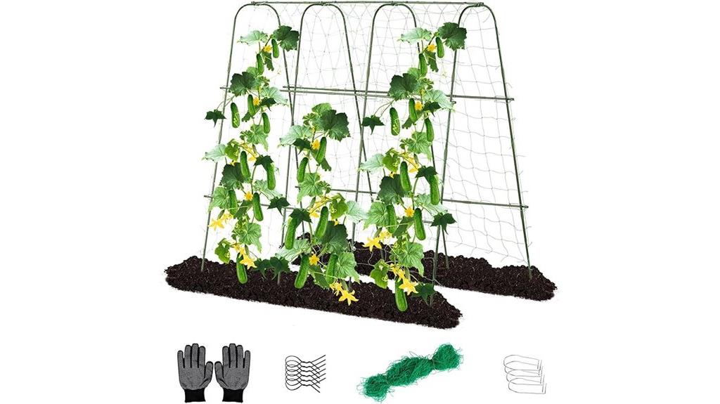 cucumber trellis garden arch