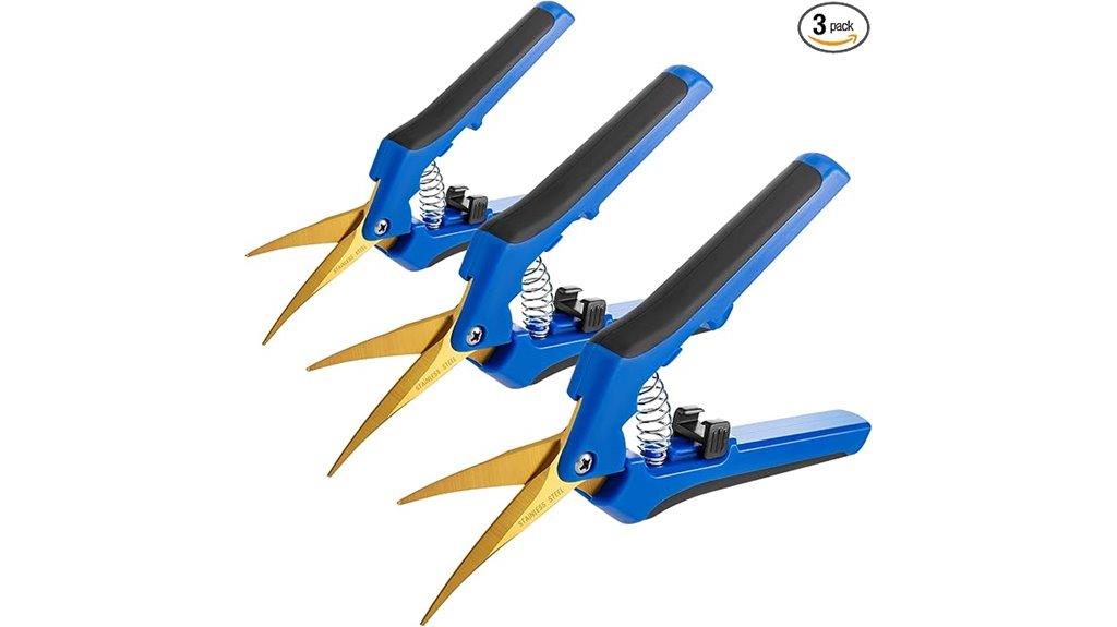 curved blades pruning shears