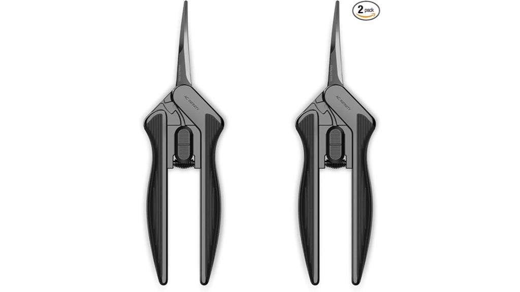 curved stainless steel shears