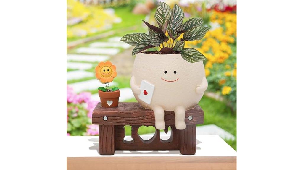 cute sunflower planter pot