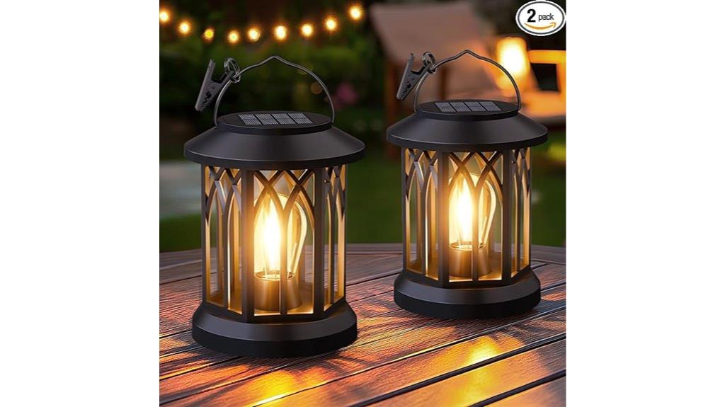 decorative outdoor solar lanterns