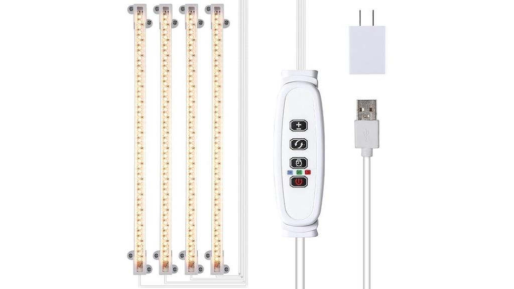 dimmable timer grow light