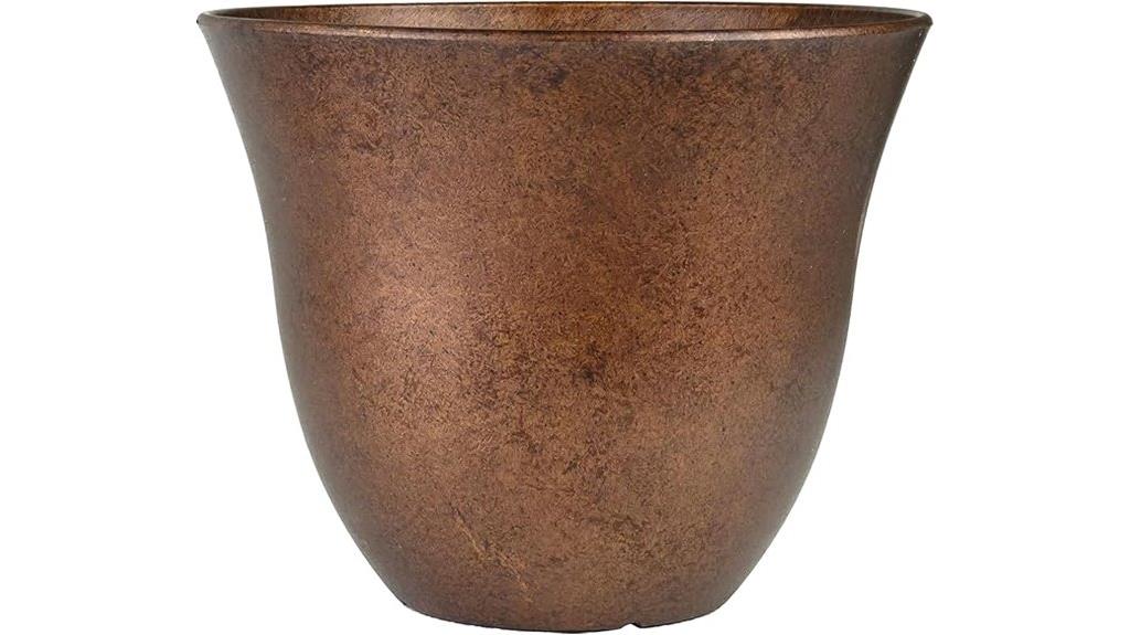 distressed copper honeysuckle planters
