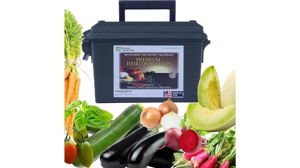 diverse non gmo survival seeds