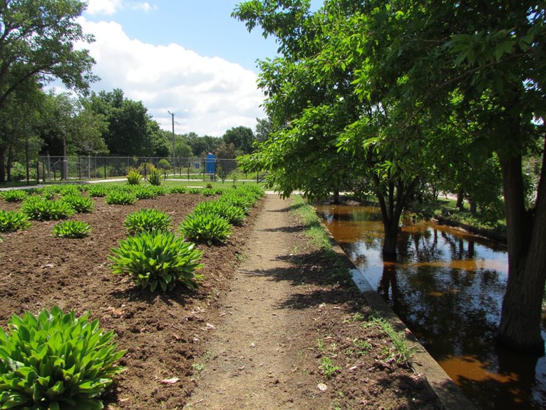 drainage influences plant hydration