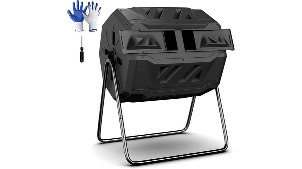 dual chamber compost bin