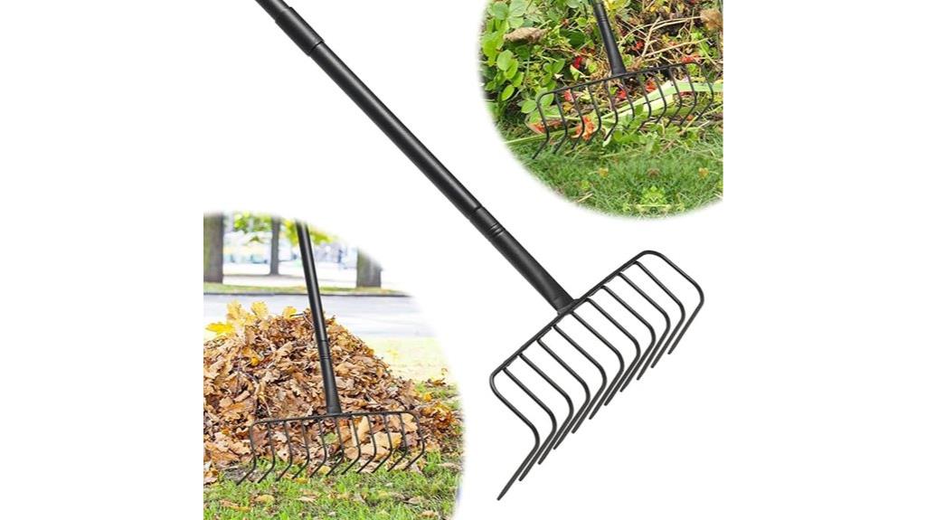 durable garden rake tool