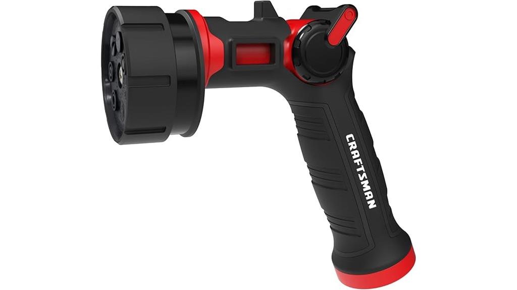 durable multi pattern watering nozzle