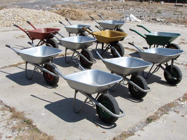 durable wheelbarrows for heavy loads