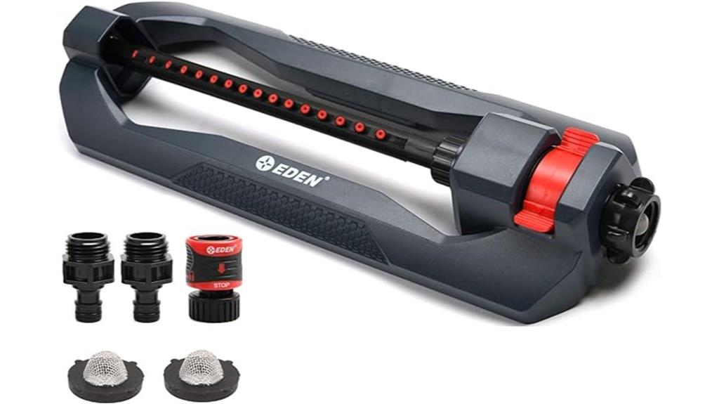 eden oscillating lawn sprinkler