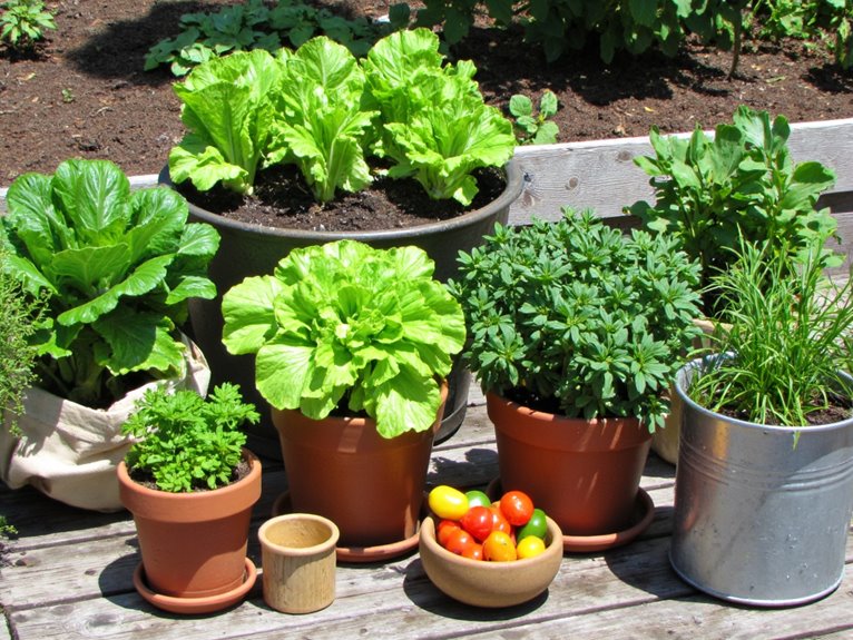 effective vegetable gardening containers
