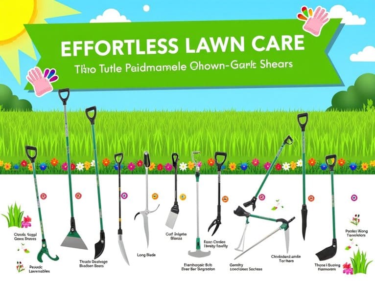 effortless lawn maintenance tools