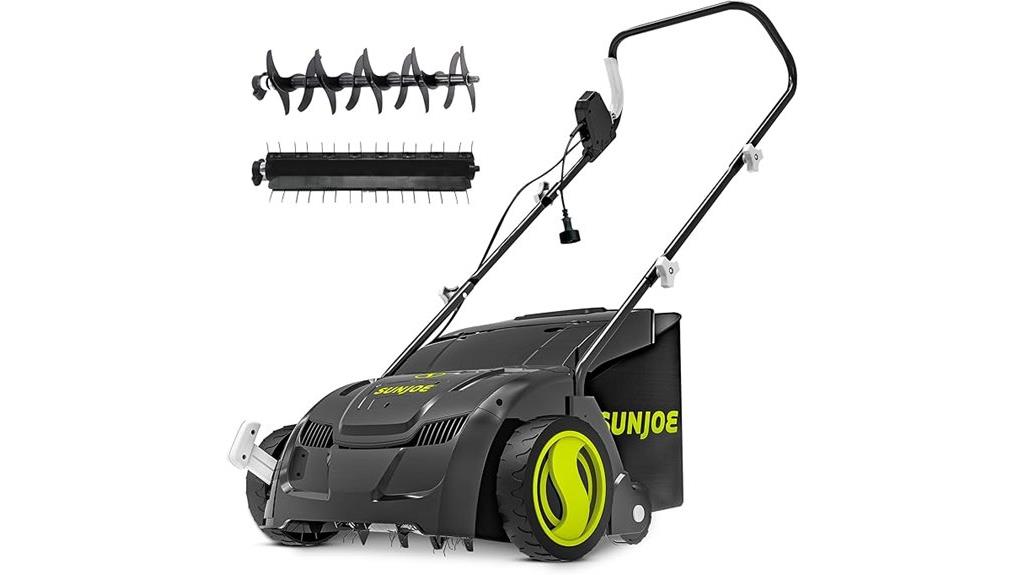 electric lawn dethatcher machine