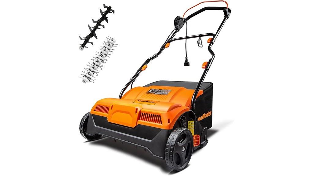 electric lawn dethatcher scarifier