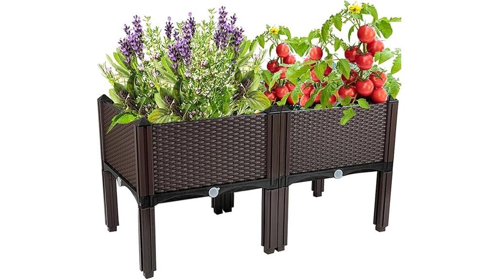 elevated planter for gardening