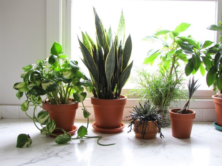 essential home plants collection