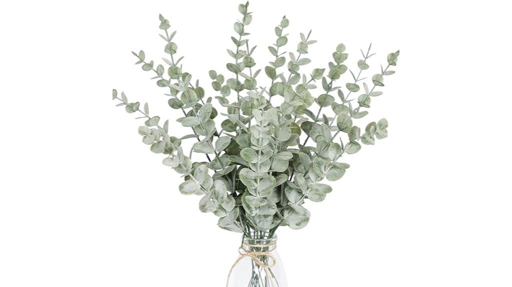 eucalyptus artificial leaves set