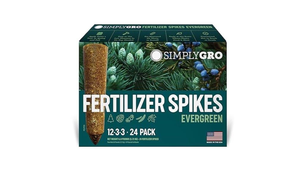 evergreen tree fertilizer spikes