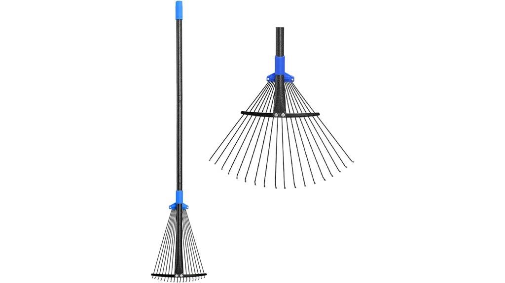 expandable metal leaf rake