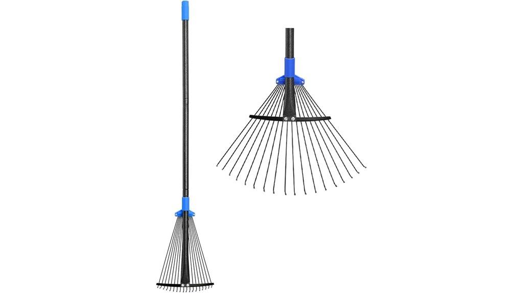expandable metal leaf rake