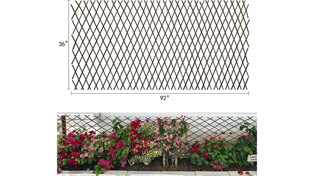 expandable willow trellis panel
