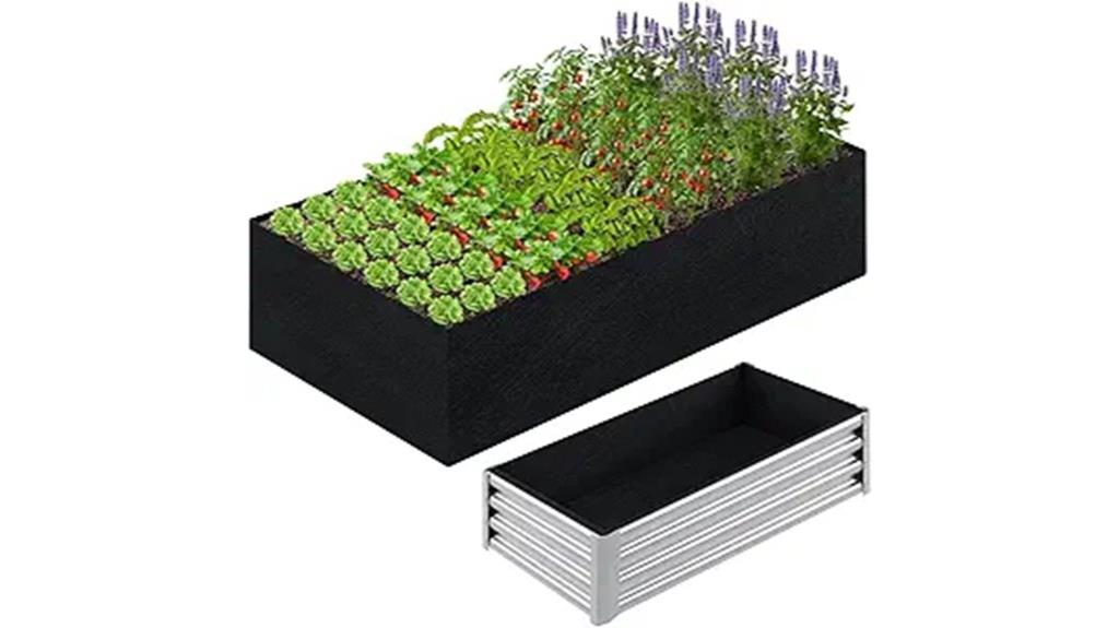 fabric garden bed liner