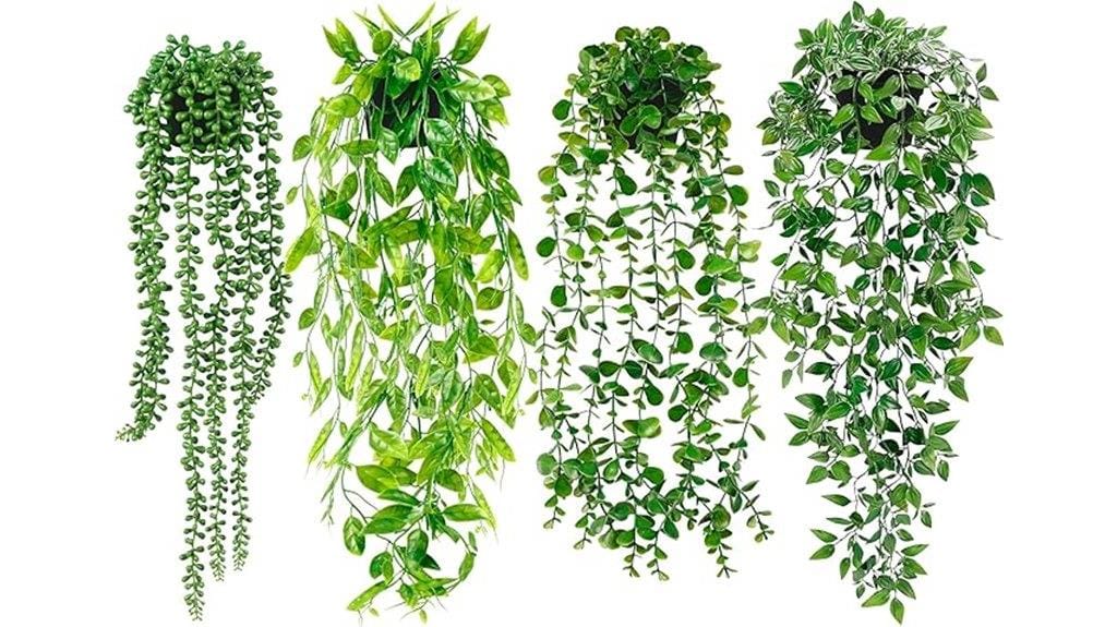 fake potted greenery set