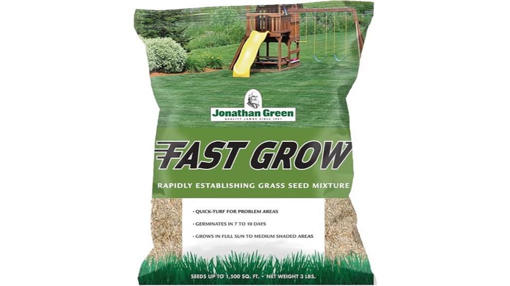 fast growing lawn seed