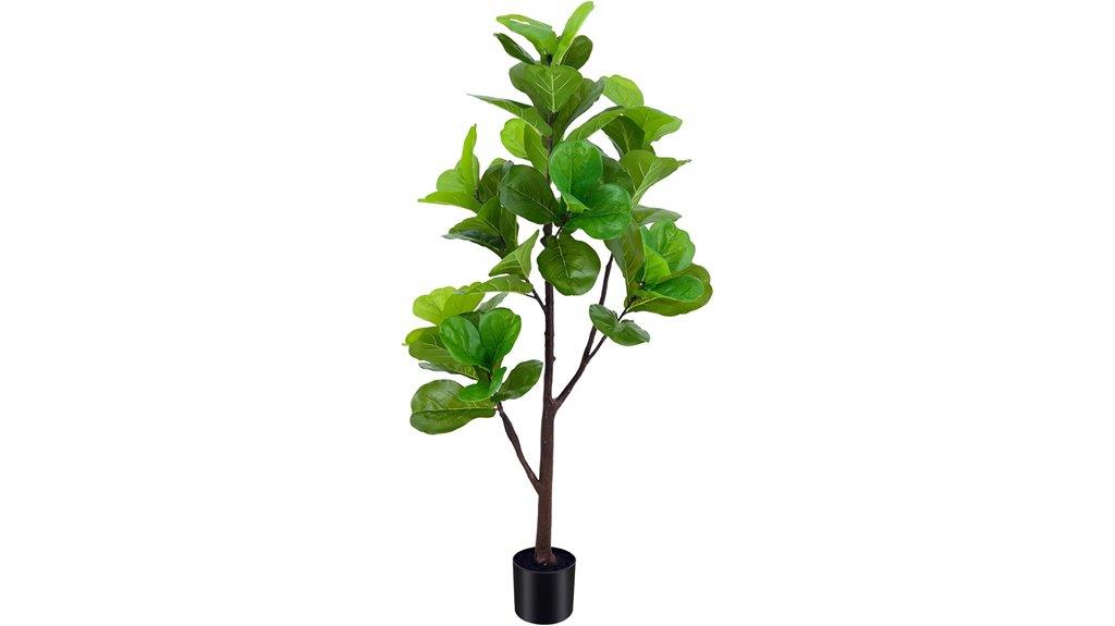 faux fiddle leaf tree