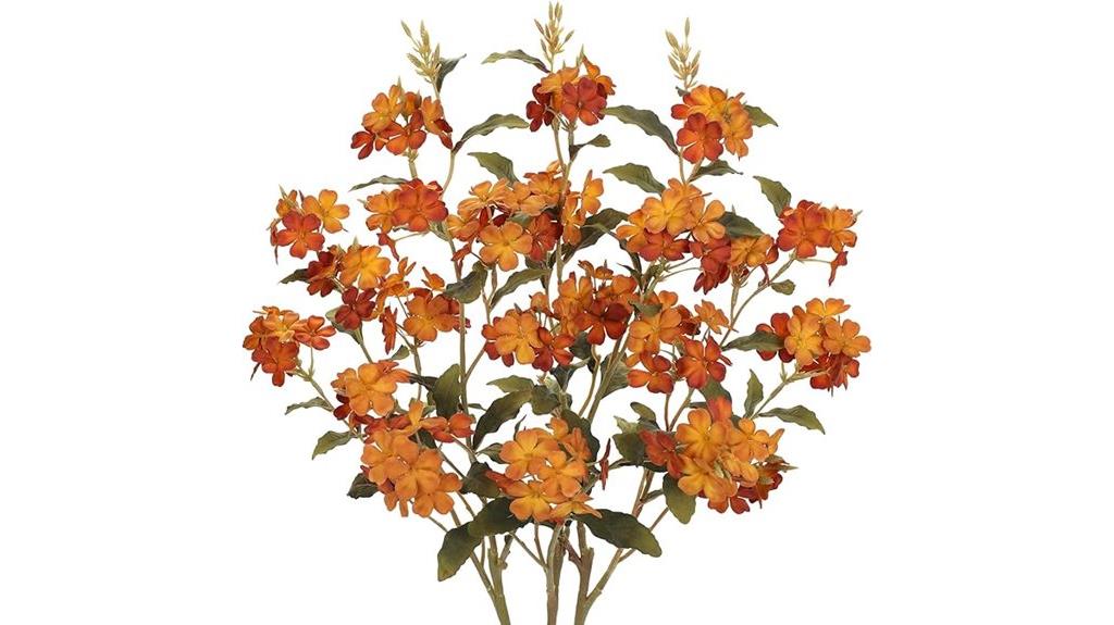 faux floral hydrangea stems