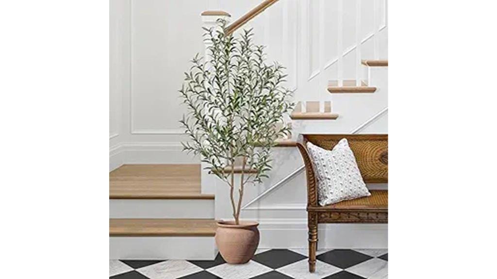 faux olive tree decoration