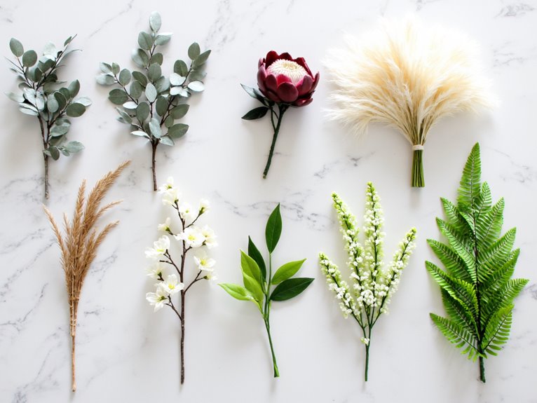 faux stems for home decor